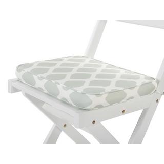 Beliani Lot de 2 coussins pour chaises de jardin en Polyester Moderne FIJI  