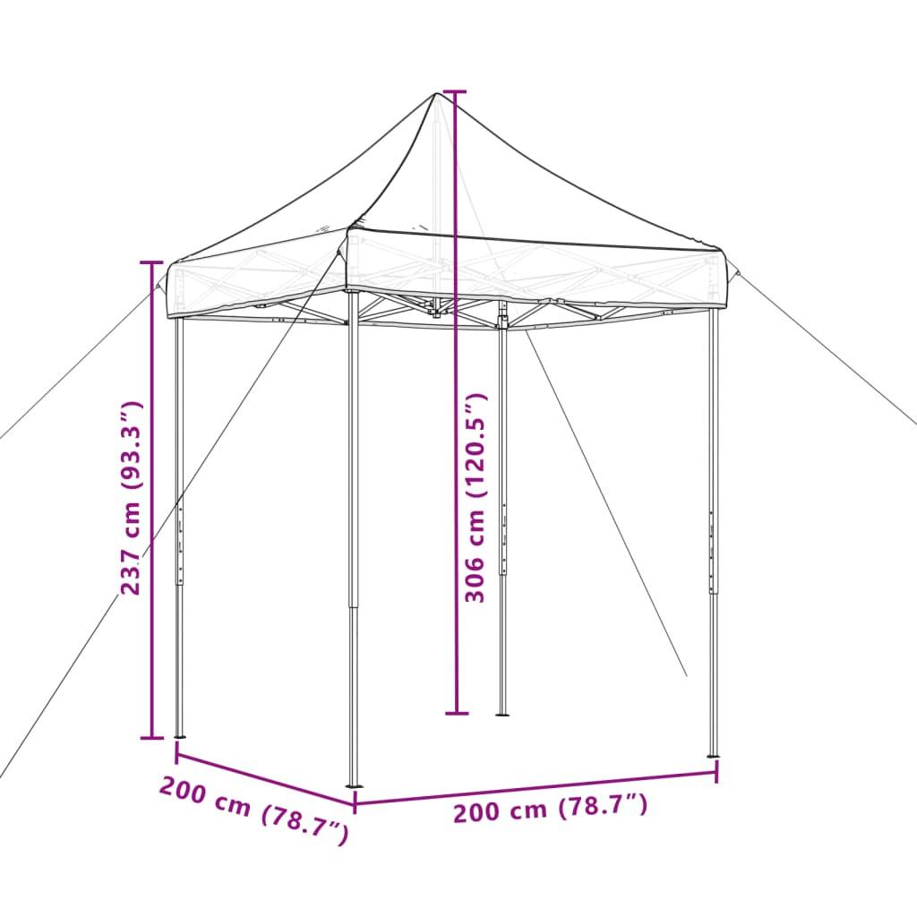 VidaXL tenda per feste Poliestere  