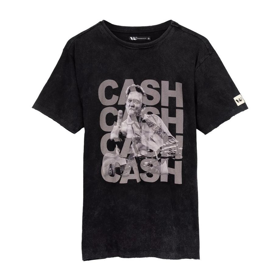 Johnny Cash Foto Print T-Shirt  