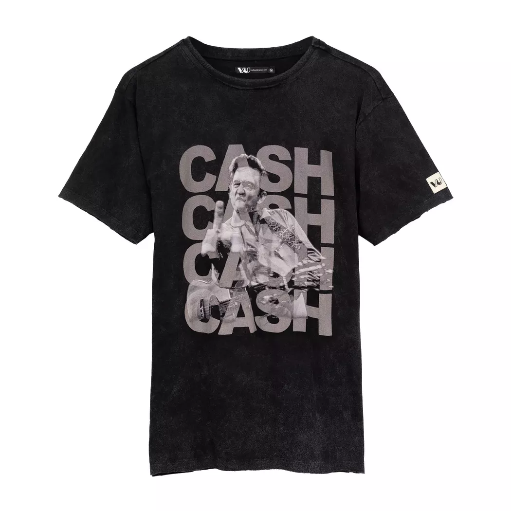 Johnny Cash - TShirt, für Damen, Schwarz, Größe M