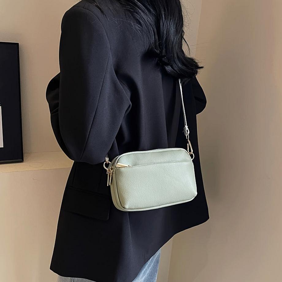 Only-bags.store Mini Borsa a Tracolla Borsa Quadrata con Tracolla Larga  