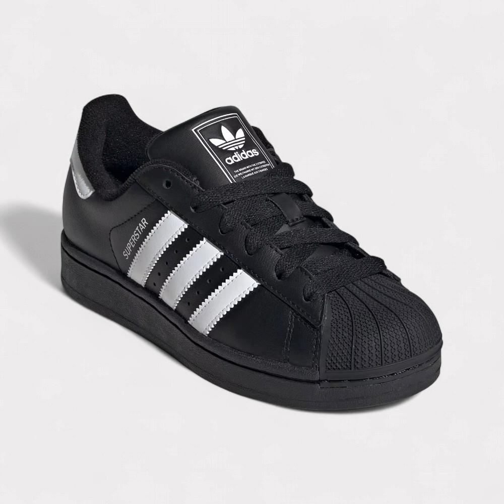 adidas  Superstar II - Black White (GS) 
