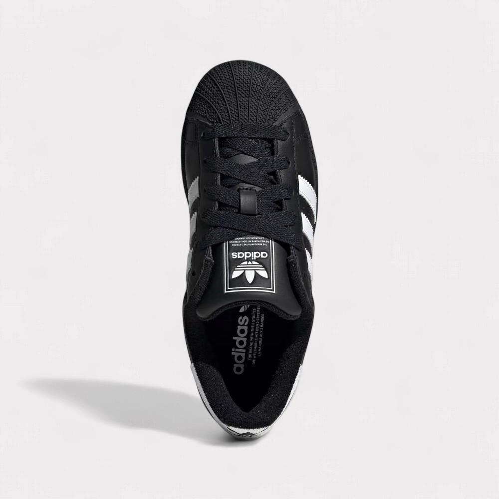 adidas  Superstar II - Black White (GS) 