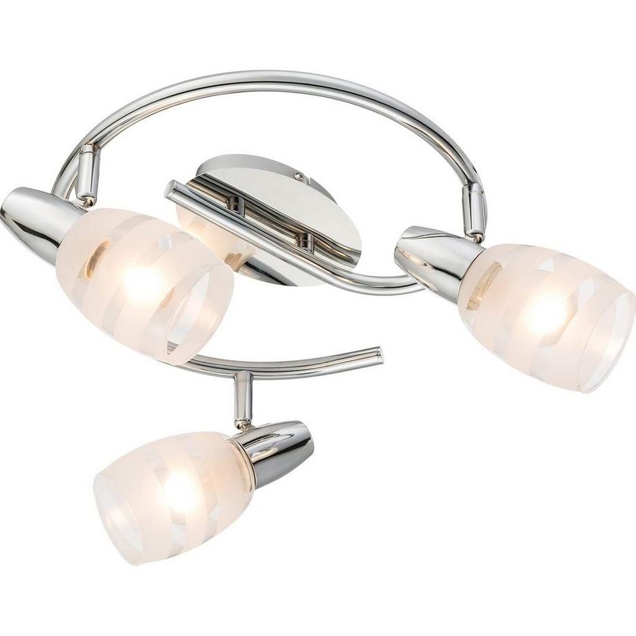 Deckenleuchte Chrom 3xE14 28x28x19