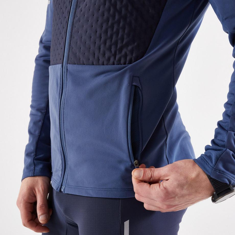 KIPRUN  Giacca running uomo calda maniche lunghe antivento 