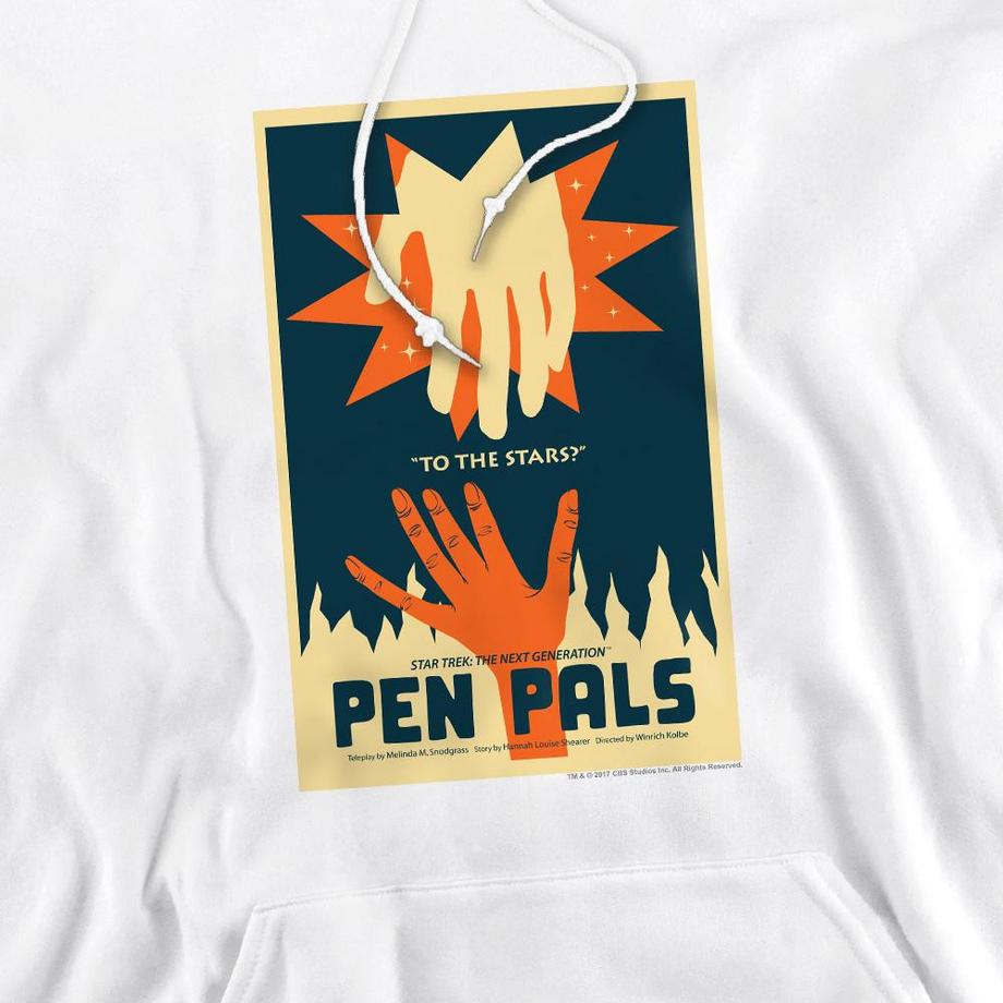 Star Trek The Next Generation Season 2 Episode 15 Felpa con Cappuccio  