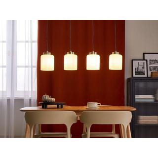 Beliani Lampe suspension en Acier Moderne CAUDELO  