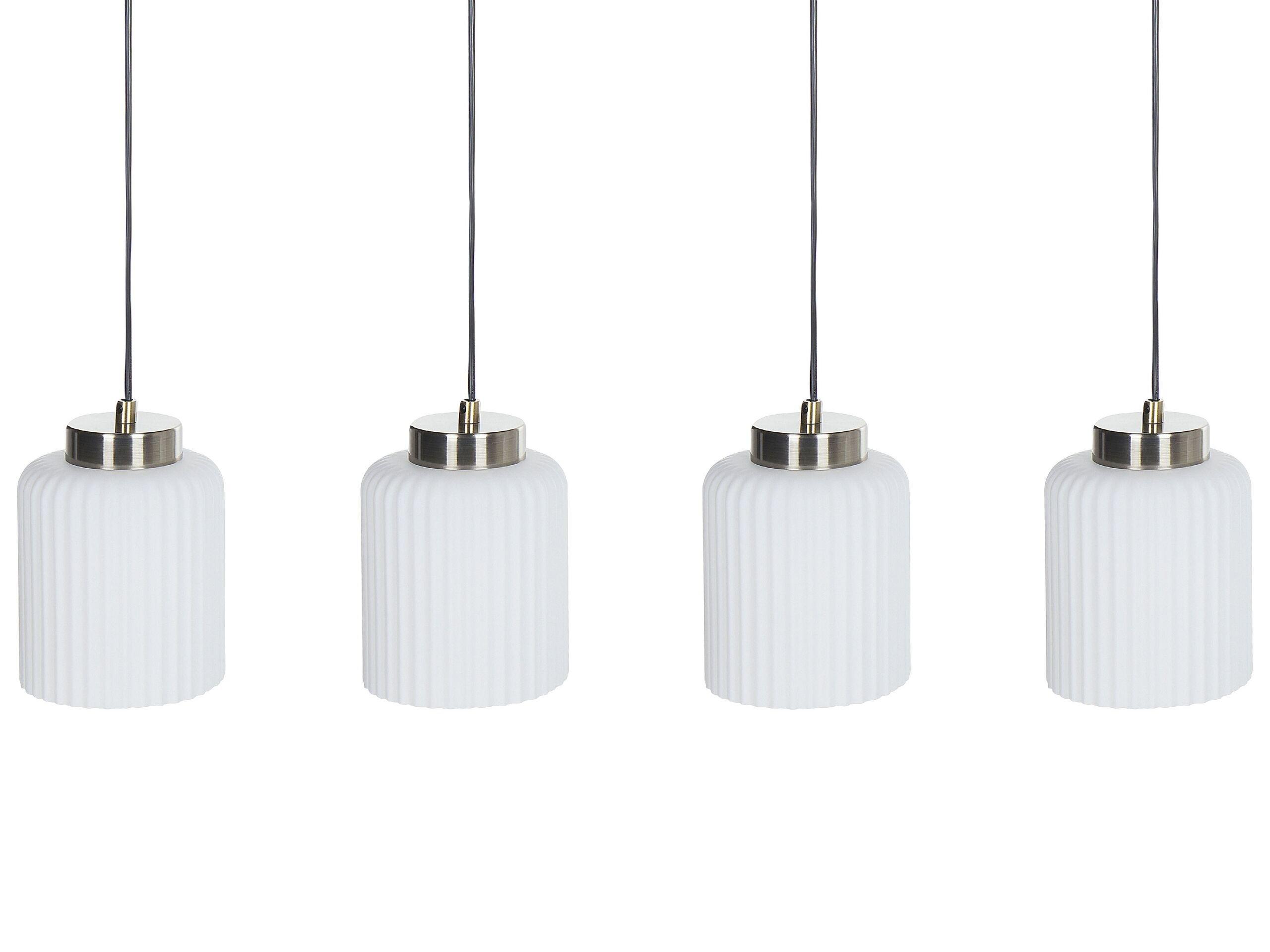 Beliani Lampe suspension en Acier Moderne CAUDELO  