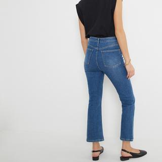 La Redoute Collections  Cropped Flare Jeans mit hoher Taille 