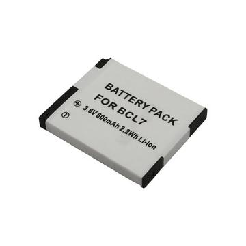 Batteria 600mAh per Fotocamera Panasonic DMC-F5 3,6V Li-ion