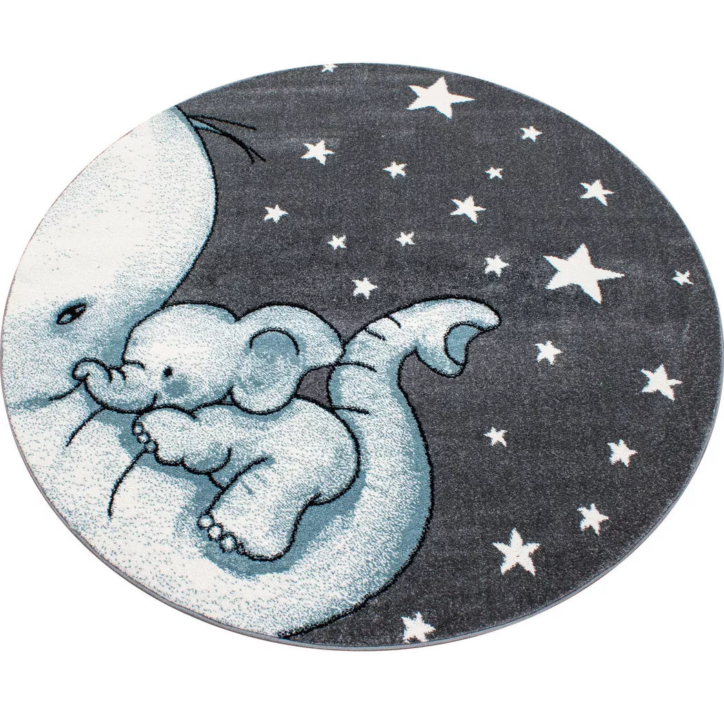 Paco Home - Luce per bambini per elefanti a tappeto per bambini, 160 cm