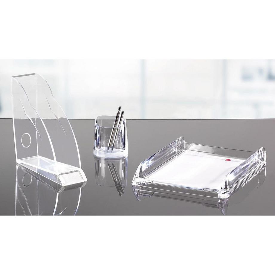 Rexel REXEL Stehsammler 8,5x24,8x25,2cm 2101499 transparent  