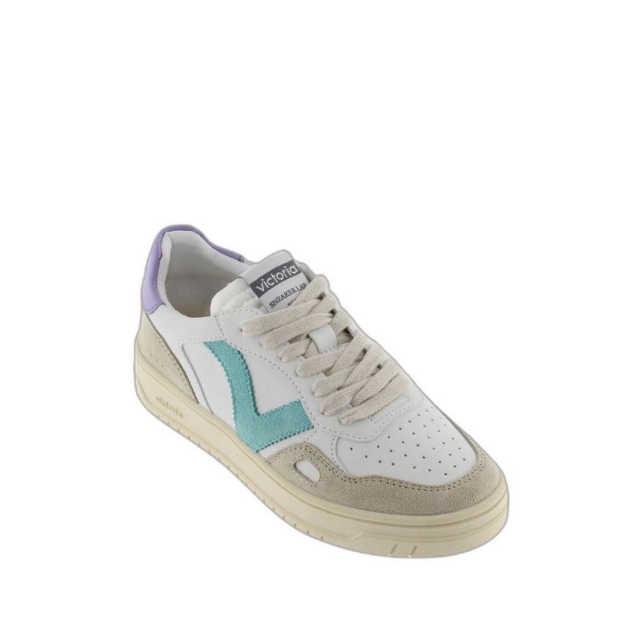 Victoria  sneakers in pelle e camoscio seul 
