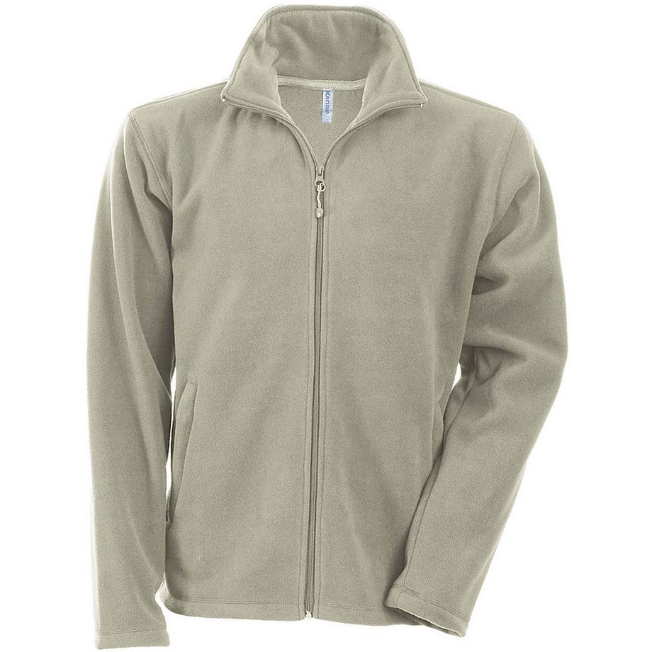 giacca in micropile con zip falco