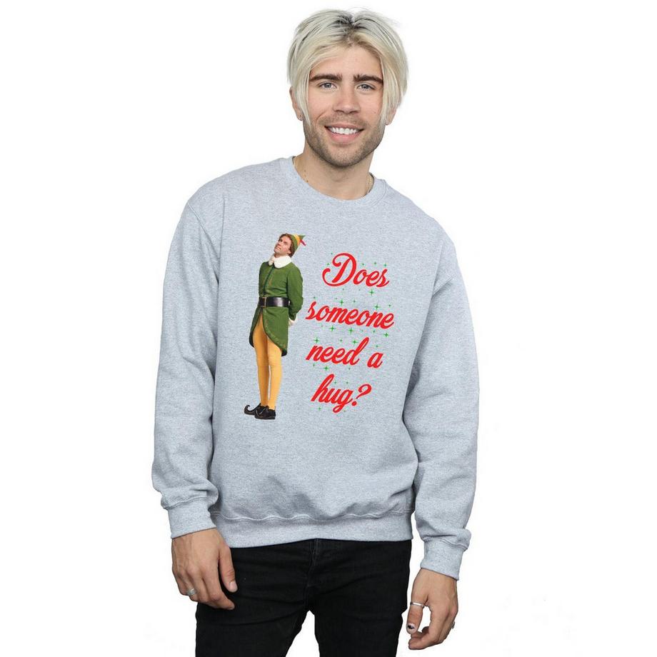 Elf Does Someone Need A Hug Sweatshirt  