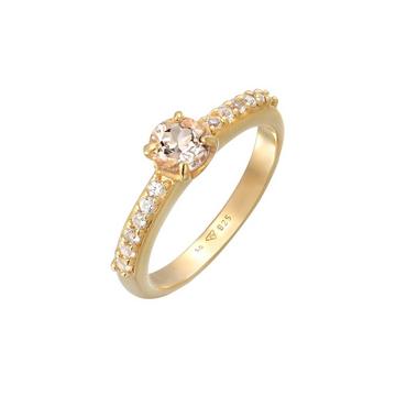 Ring Topas Morganit Verlobung 925 Silber