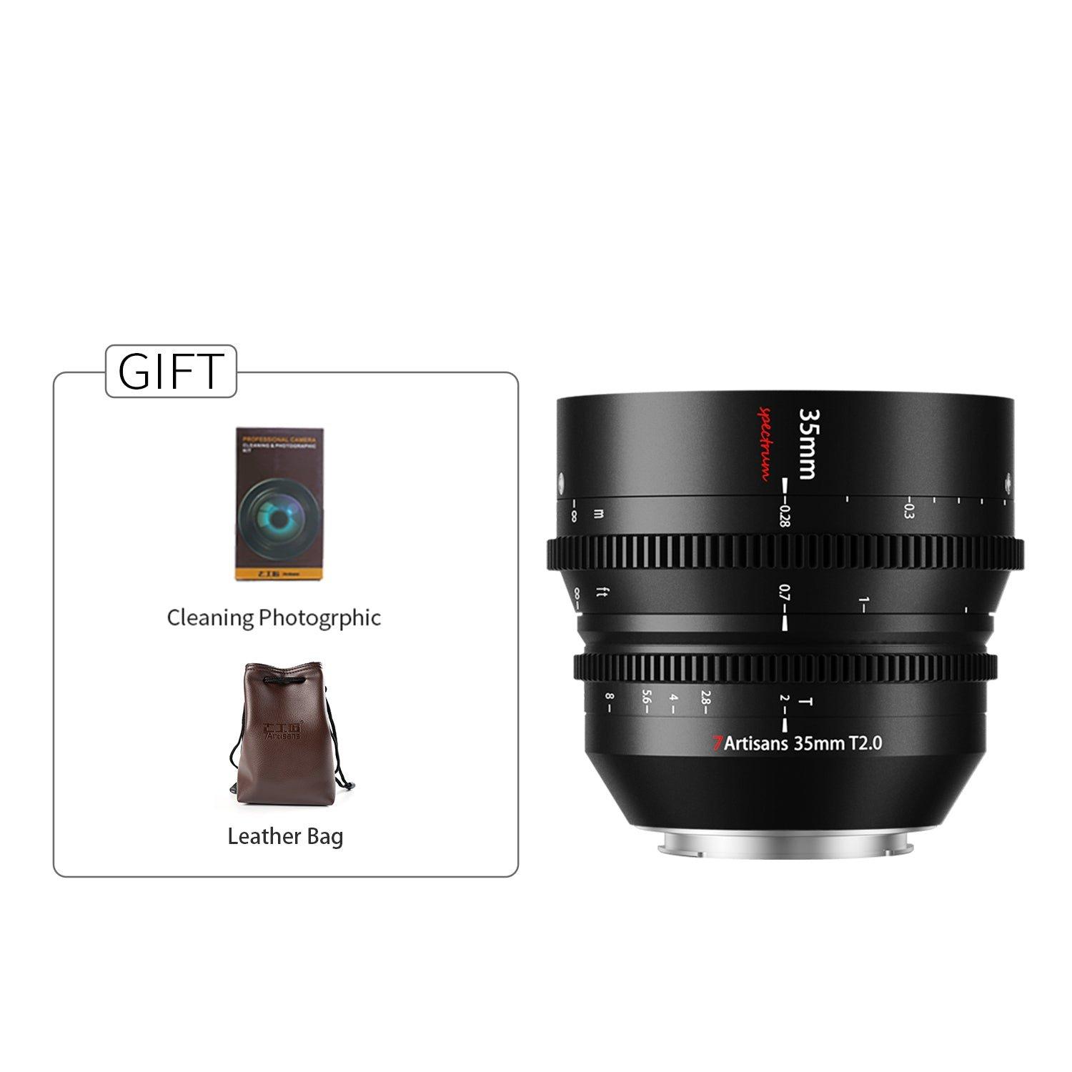 7ARTISANS  Objectif fixe T2.0 – Monture Sony E 