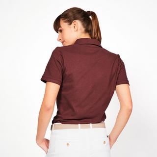 INESIS  Polo golf donna maniche corte cotone 