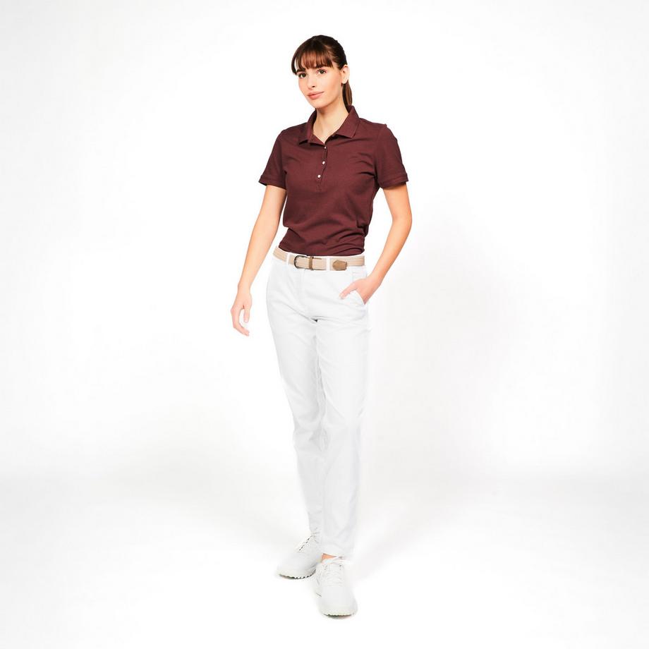 INESIS  Polo golf donna maniche corte cotone 