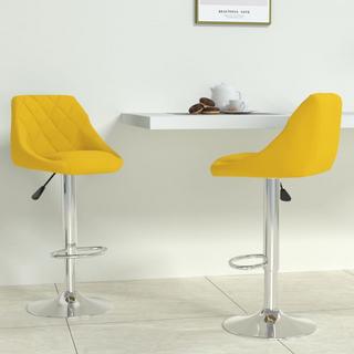 VidaXL Tabouret de bar velours  