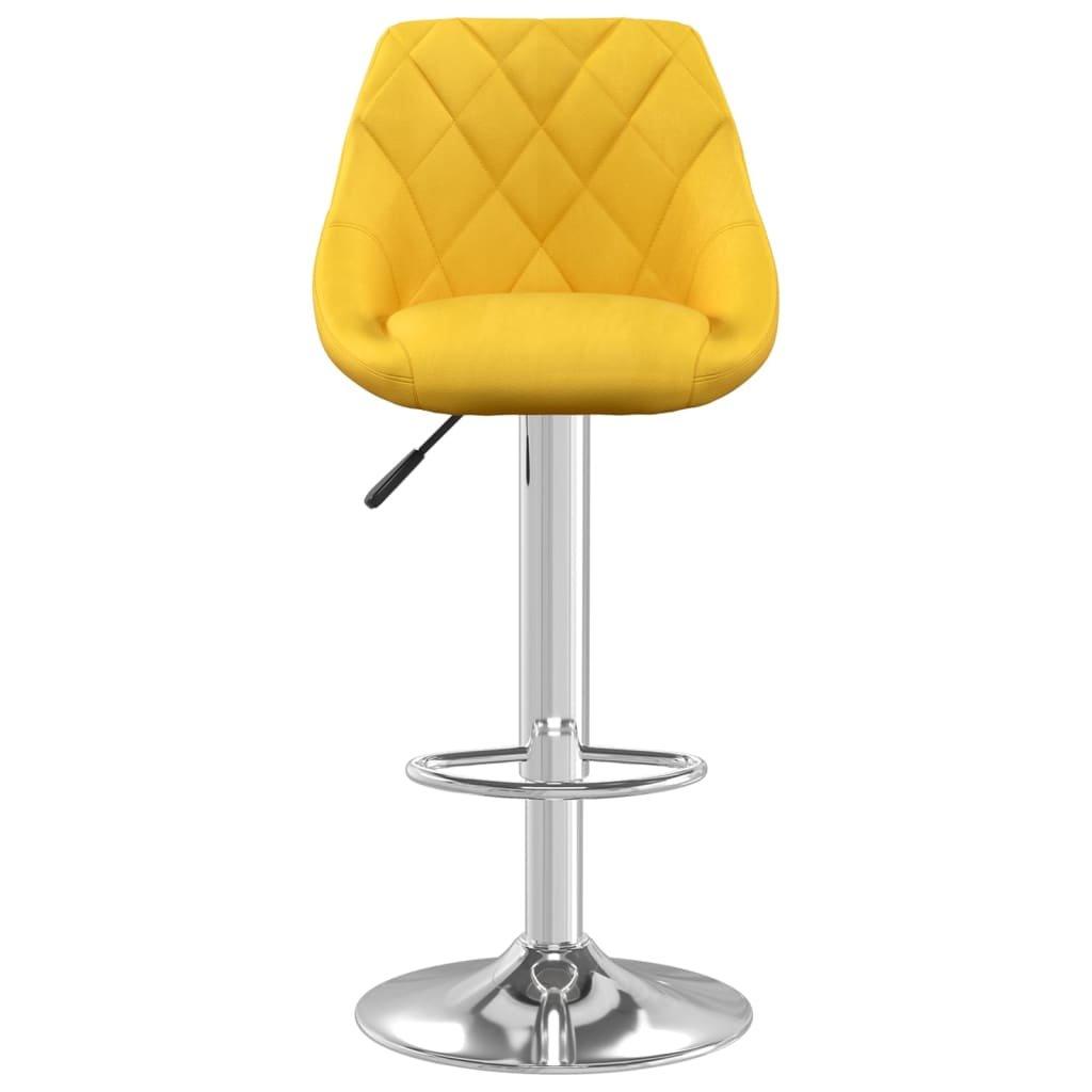 VidaXL Tabouret de bar velours  