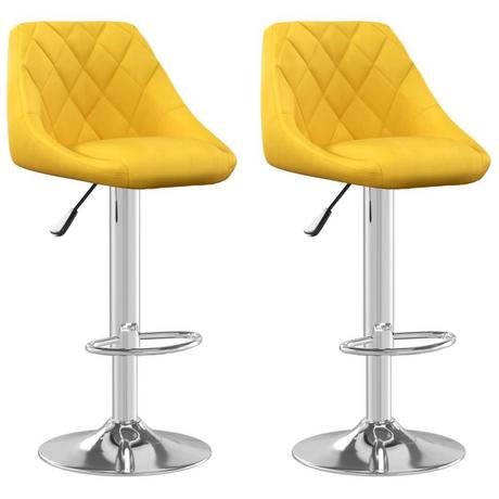 VidaXL Tabouret de bar velours  