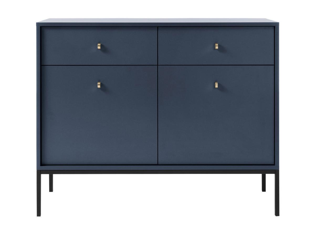 Vente-unique Sideboard mit 2 Türen & 2 Schubladen - Blau - BOGDAN  