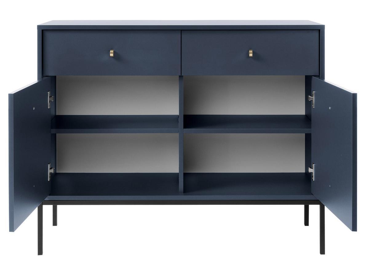 Vente-unique Sideboard mit 2 Türen & 2 Schubladen - Blau - BOGDAN  