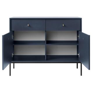 Vente-unique Sideboard mit 2 Türen & 2 Schubladen - Blau - BOGDAN  