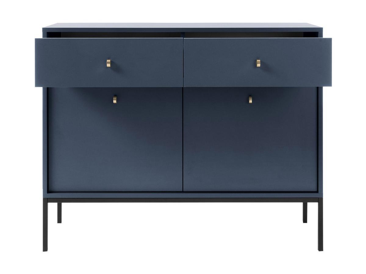 Vente-unique Sideboard mit 2 Türen & 2 Schubladen - Blau - BOGDAN  