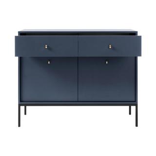 Vente-unique Sideboard mit 2 Türen & 2 Schubladen - Blau - BOGDAN  