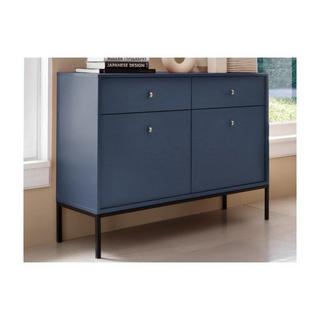 Vente-unique Sideboard mit 2 Türen & 2 Schubladen - Blau - BOGDAN  