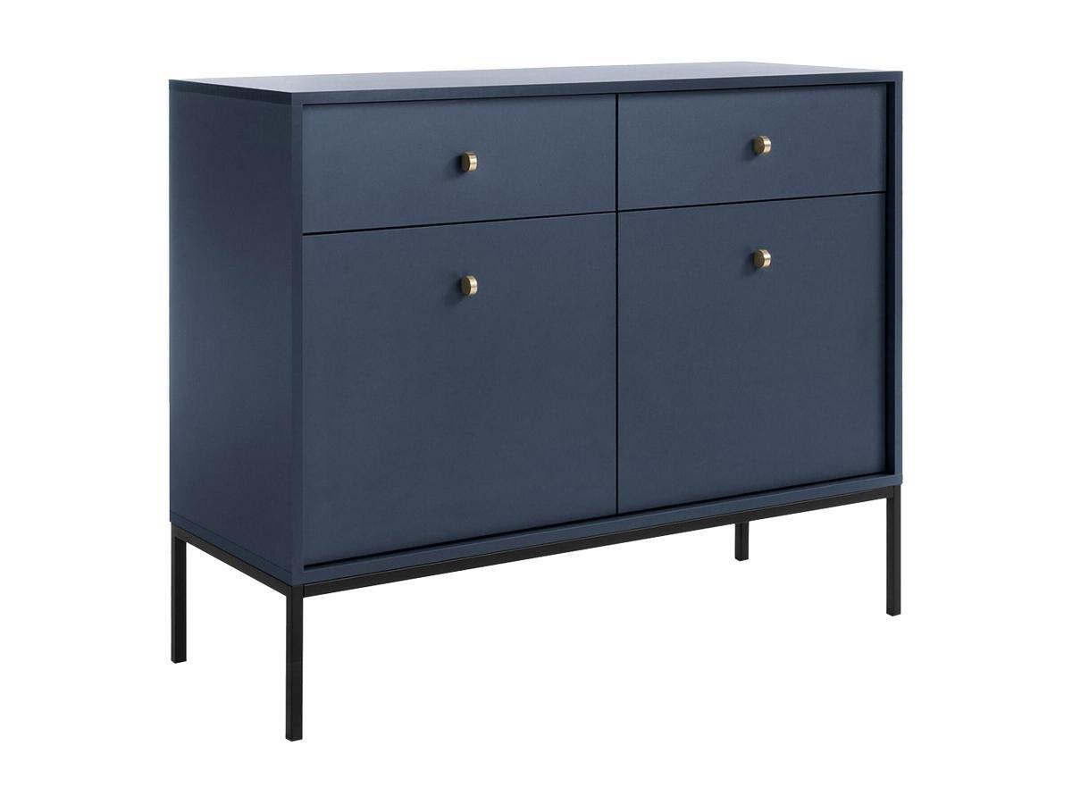 Vente-unique Sideboard mit 2 Türen & 2 Schubladen - Blau - BOGDAN  