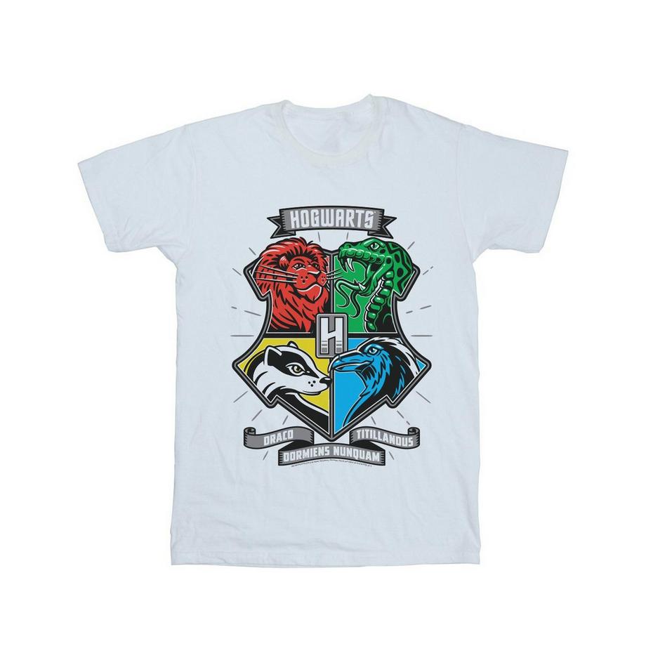 Harry Potter Hogwarts Wappen Kurzarm T-Shirt  