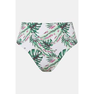 Studio Untold  Bikini Slip, Panty, High Waist, Blätter Print 