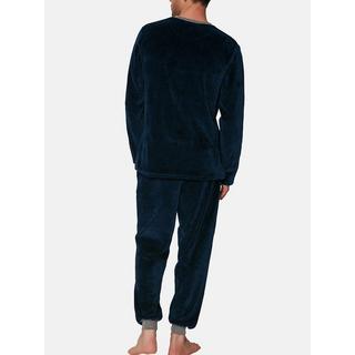 Admas  Pyjama velours tenue d'intérieur pantalon et haut Home 