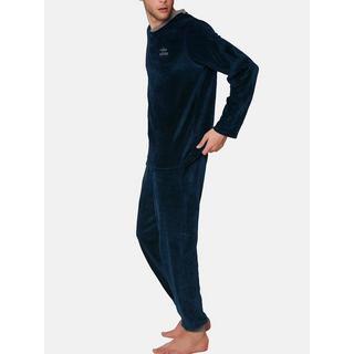 Admas  Pyjama velours tenue d'intérieur pantalon et haut Home 