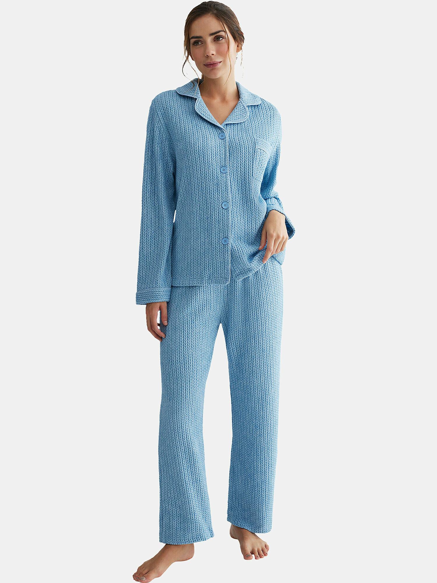 Selmark  Pigiama pantaloni camicia maniche lunghe Espiga 