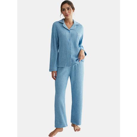 Selmark  Pigiama pantaloni camicia maniche lunghe Espiga 