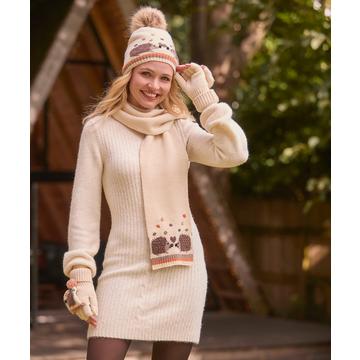 Gemütlicher Igel-Schal