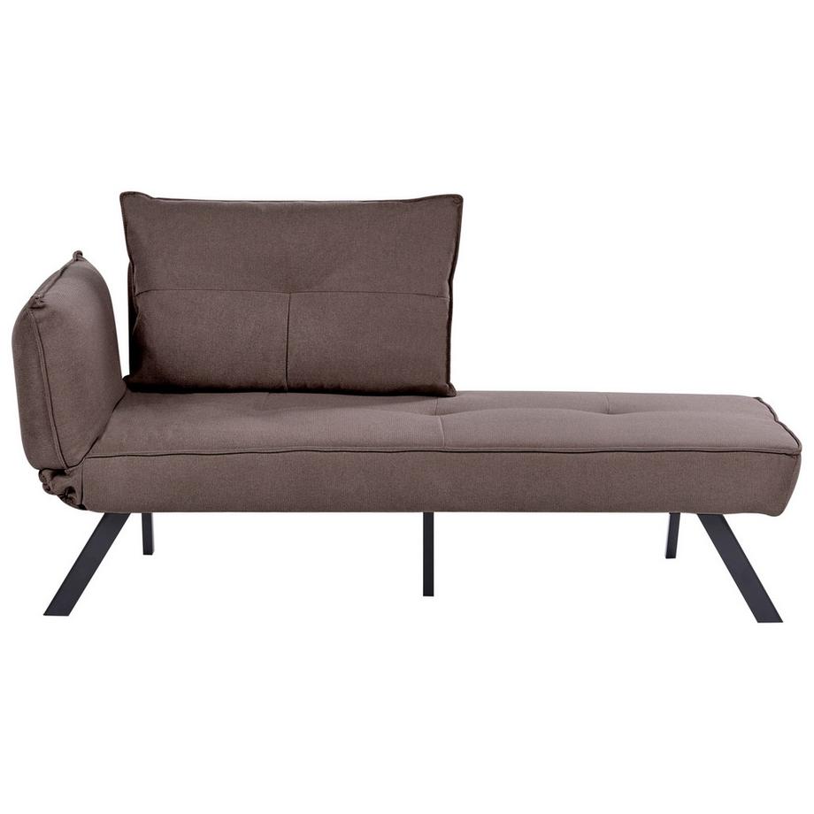 Beliani Chaise longue côté gauche en Tissu Moderne ROCAMADOUR  