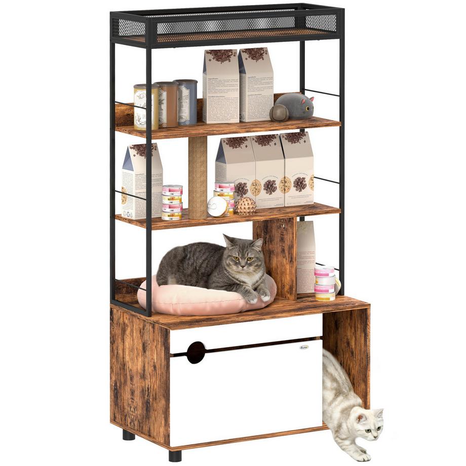 PawHut  Katzenklo Schrank 