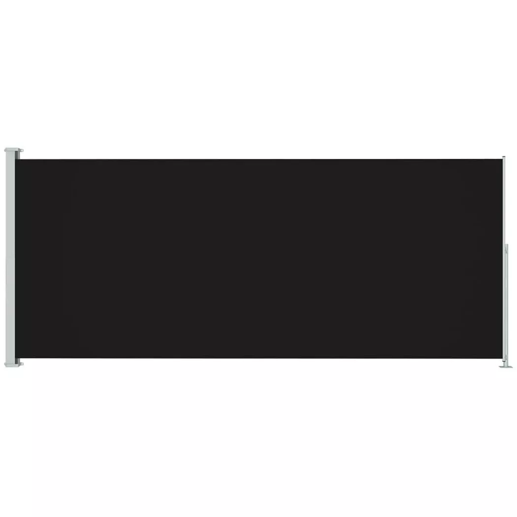 vidaXL Seitenmarkise Ausziehbar 180x514 cm Schwarz