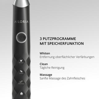 AILORIA SHINE BRIGHT SET USB-Schallzahnbürste  