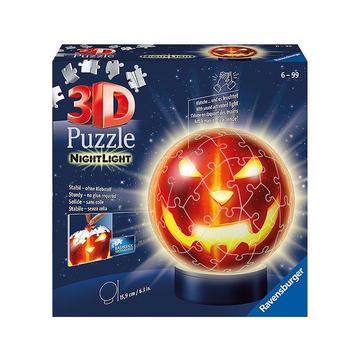 Puzzle Puzzleball Nachtlicht Kürbiskopf (74Teile)