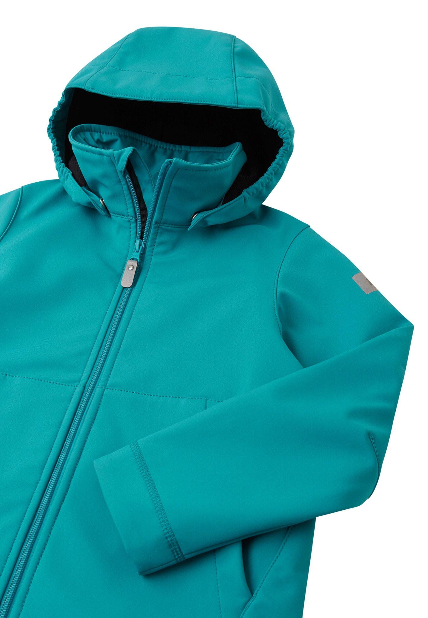 Reima  tec Kinder Softshelljacke Koivula Aquatic Blue 