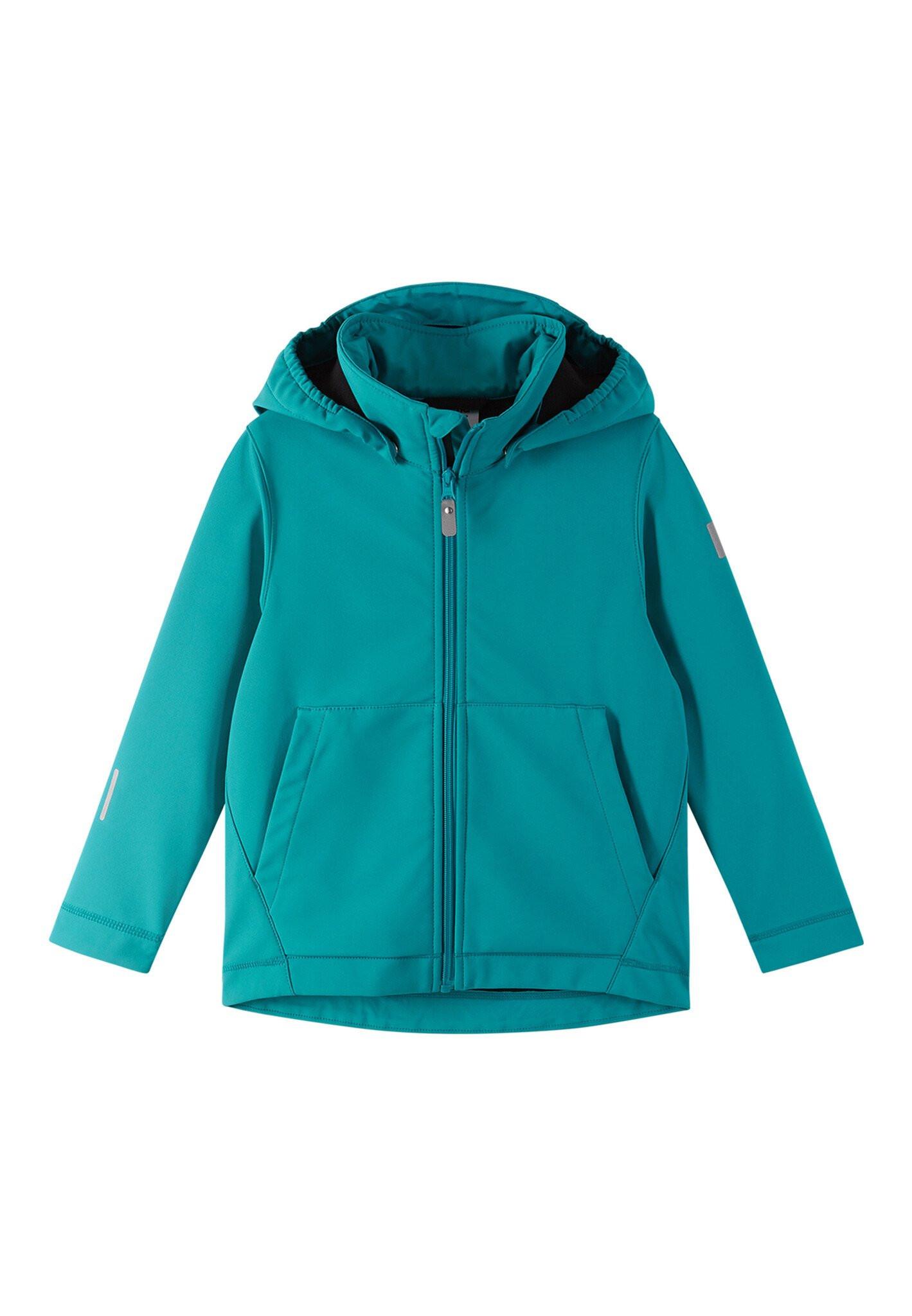 Reima  tec Kinder Softshelljacke Koivula Aquatic Blue 