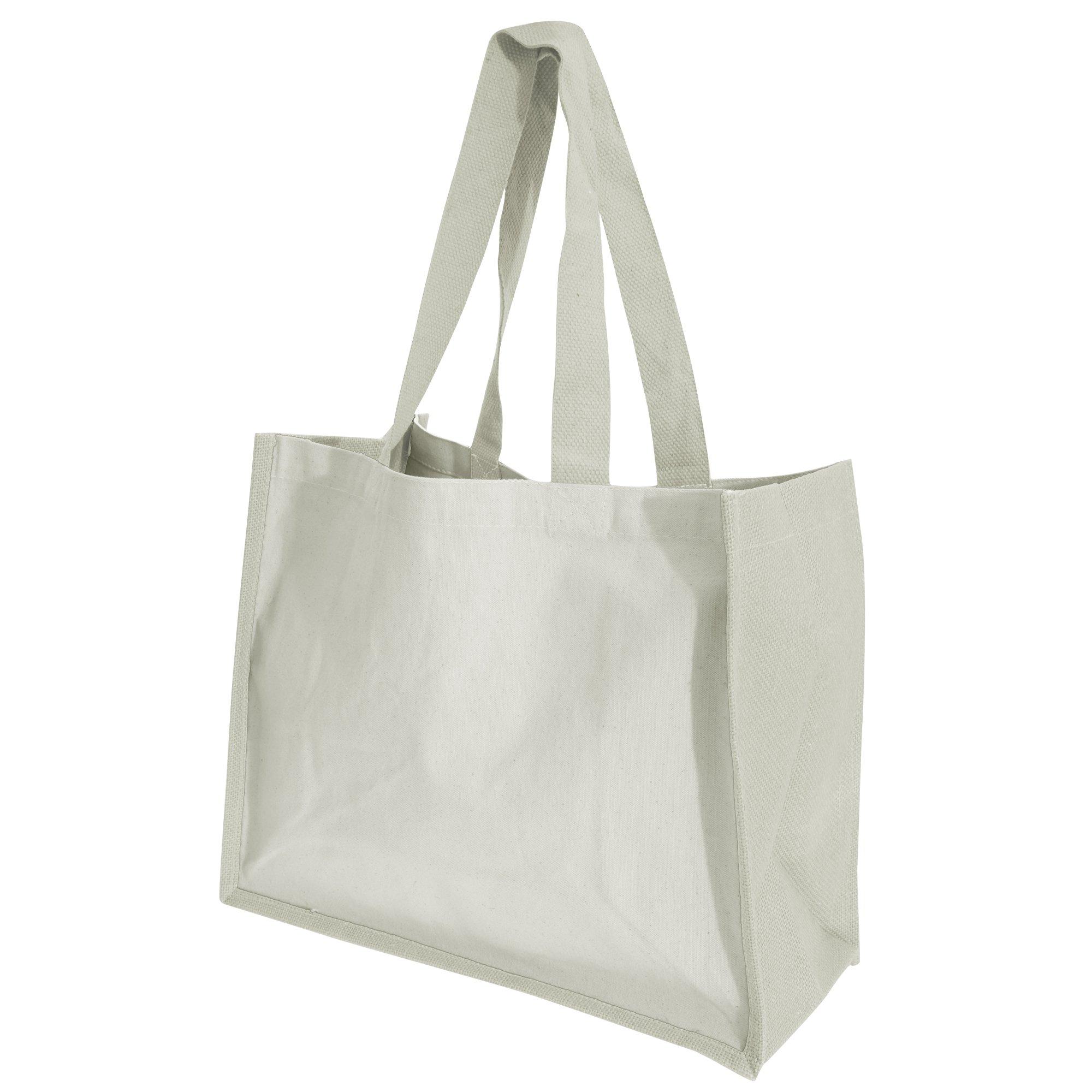 Westford Mill  Printers JuteTasche Shopper Einkaufstasche, 21 Liter (2 StückPackung) 