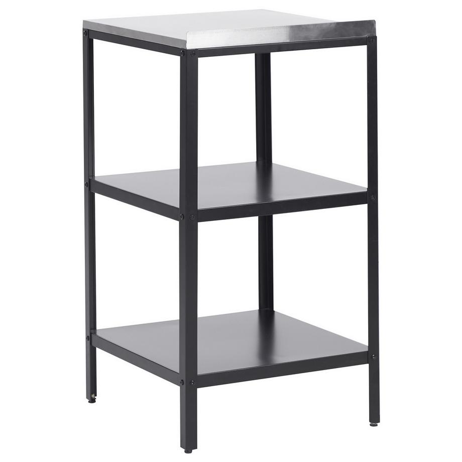 Beliani Outdoor-Kücheninsel aus Stahl  VILAMA  