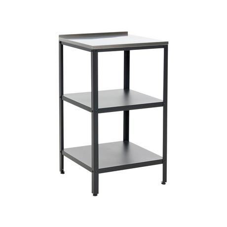 Beliani Outdoor-Kücheninsel aus Stahl Modern VILAMA  